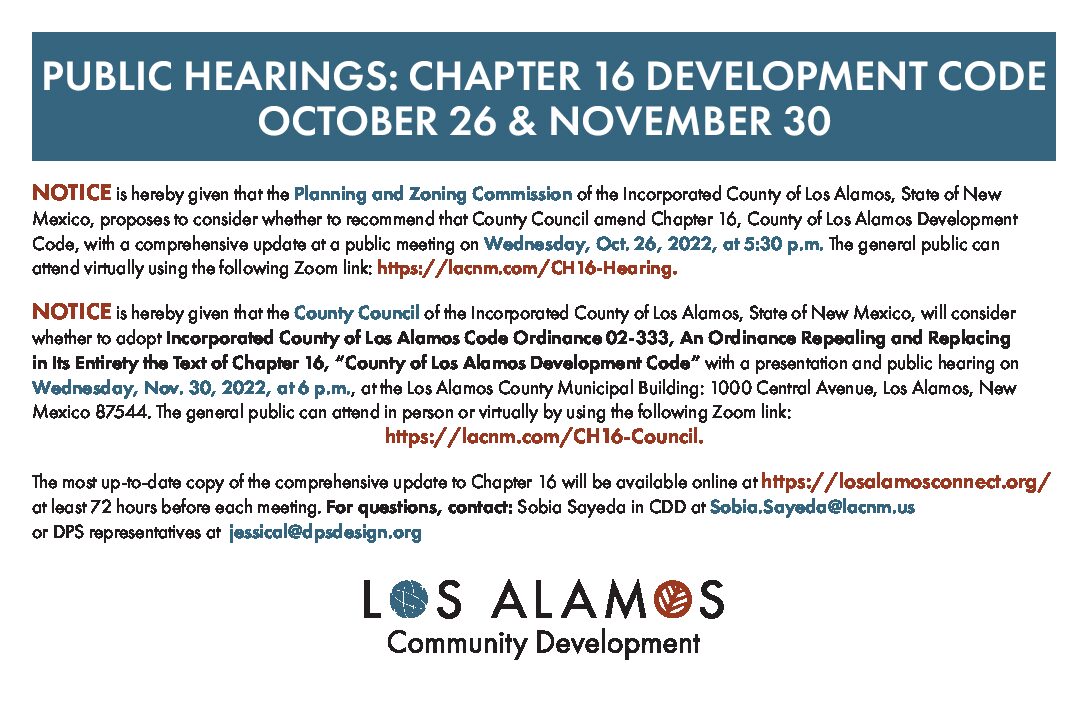 11/30/22 County Council Public Hearing on Chapter 16